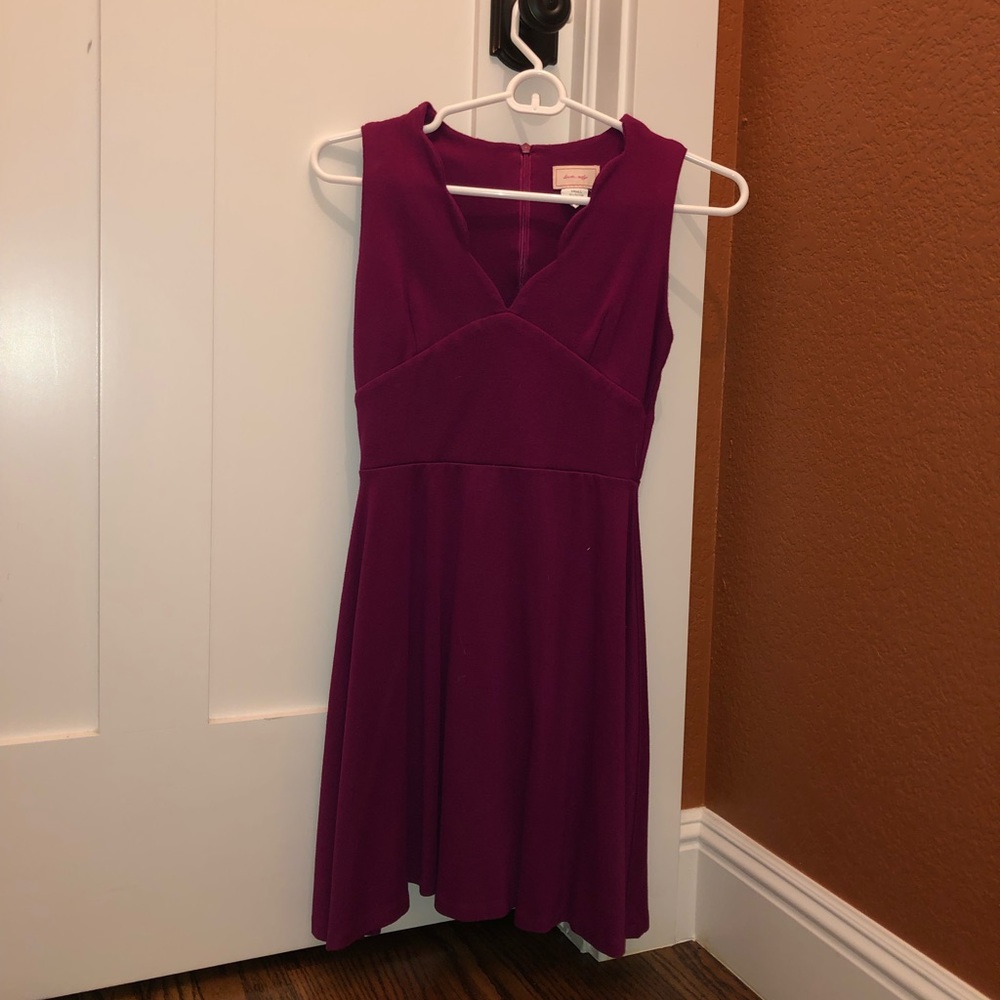 MAROON MINI DRESS